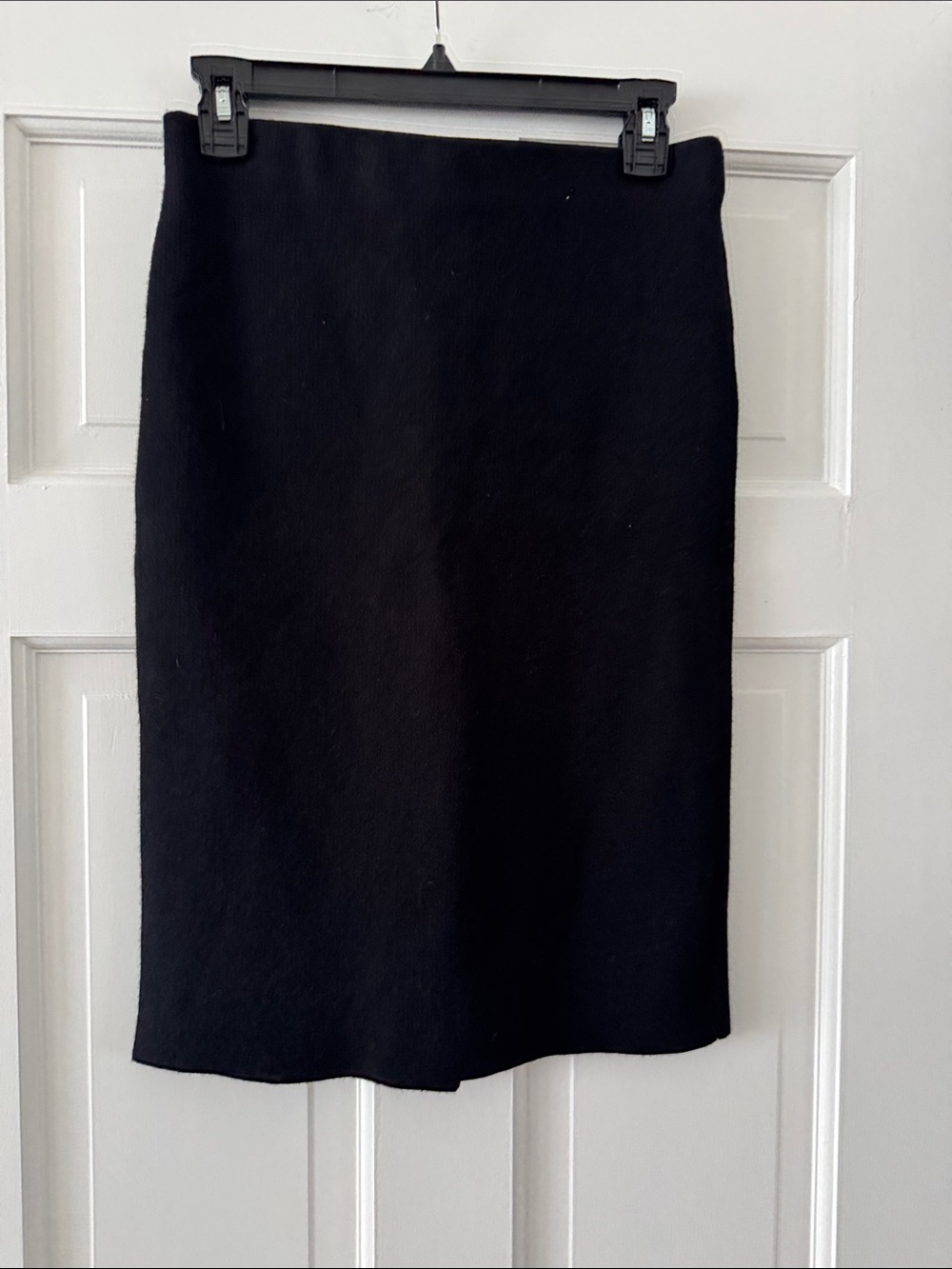 Polo Classic Black Knit Pencil Skirt - Women's